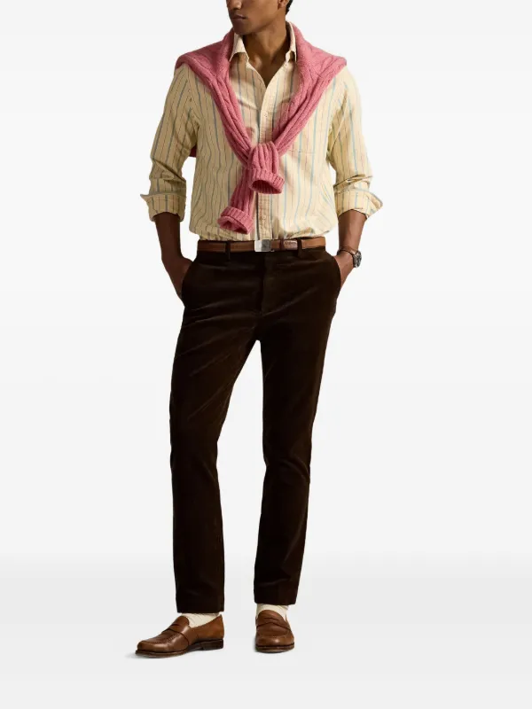 Polo by Ralph Lauren イエロー ストライプシャツ Polo Ralph Lauren ストライプ シャツ | イエロー | FARFETCH JP