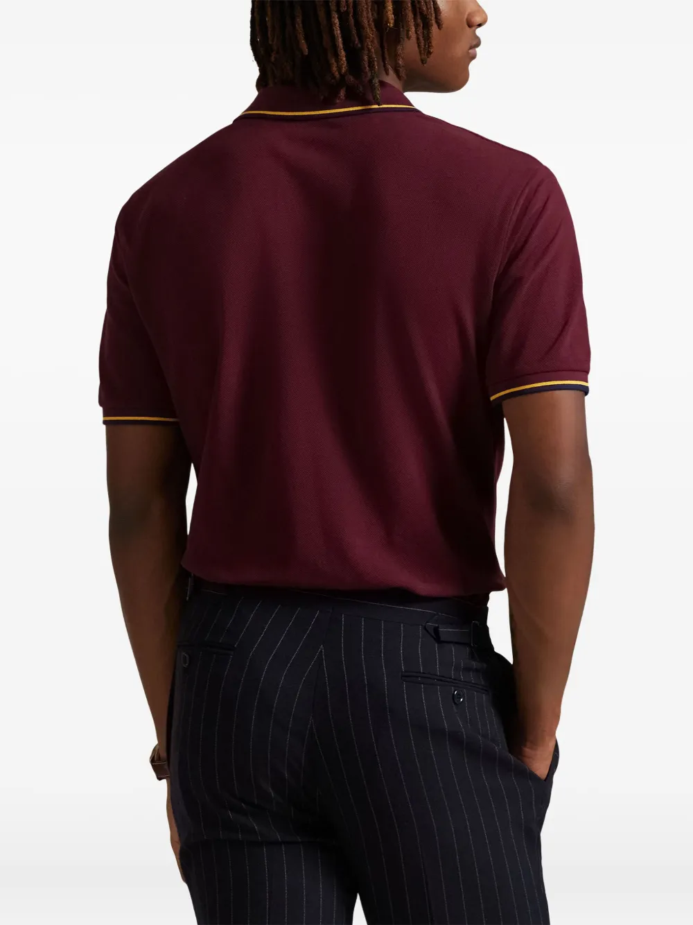 Polo Ralph Lauren Logo-embroidered Polo Shirt In Red