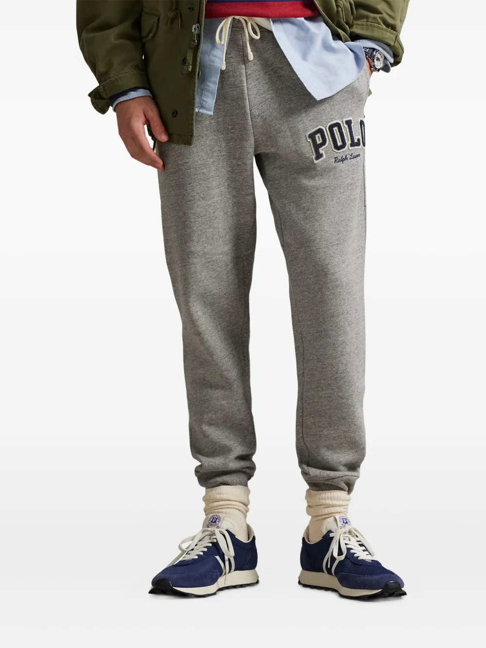 Polo Ralph Lauren Ralph Lauren Logo Fleece Jogger Pant In Gray