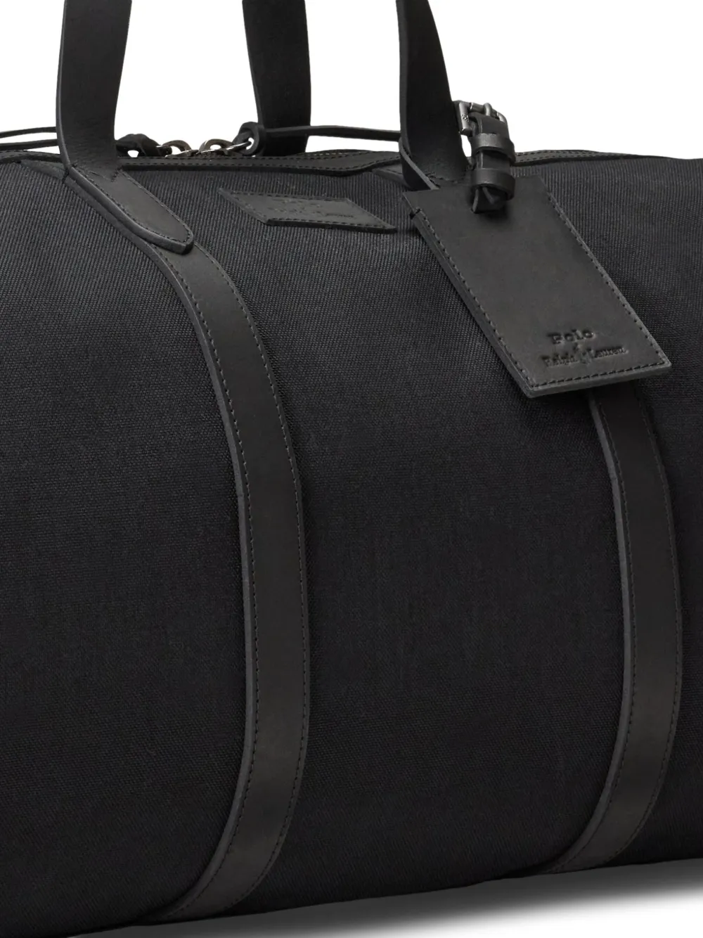 Polo Ralph Lauren Canvas reistas met logo Zwart