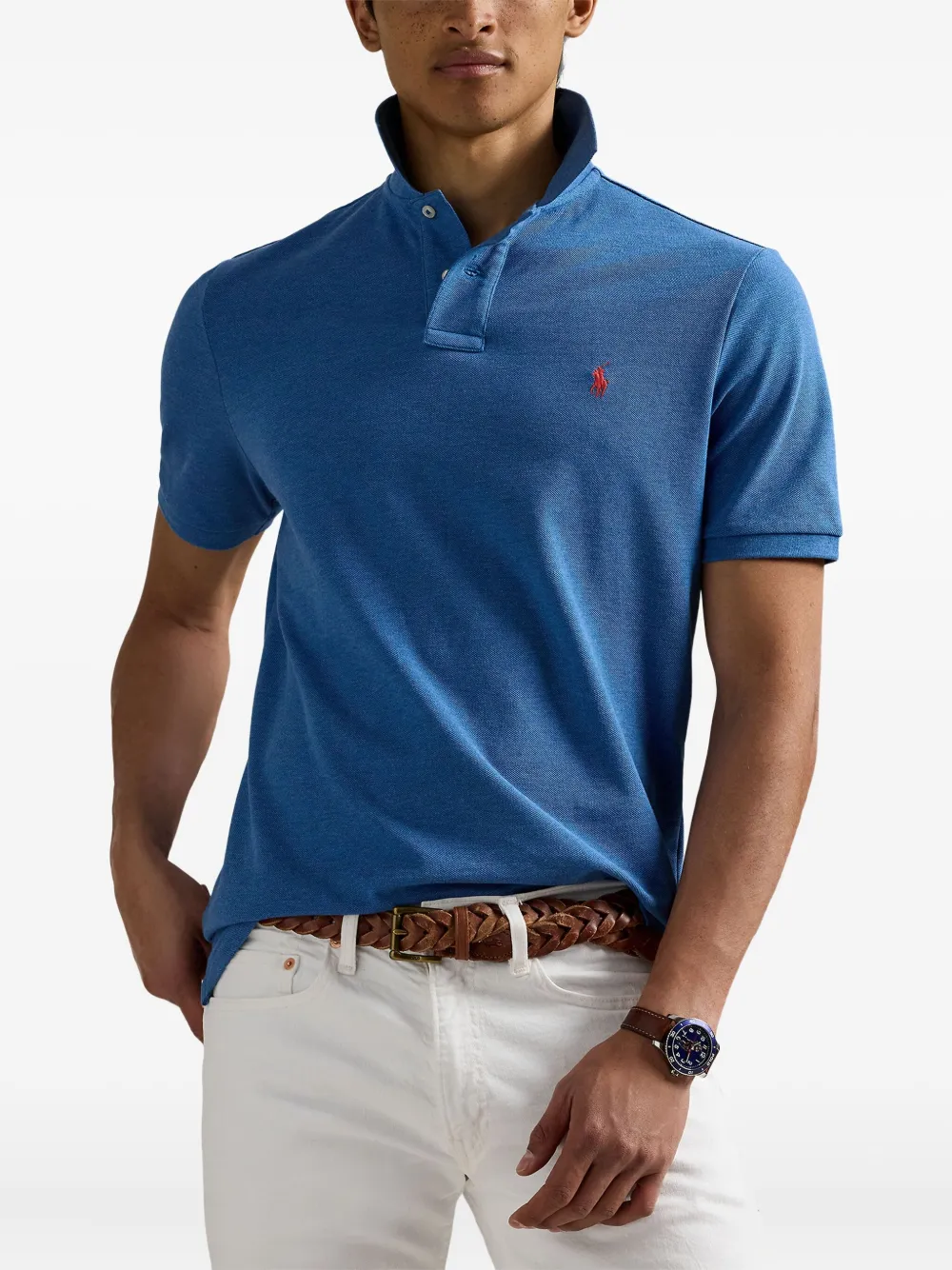 Polo Ralph Lauren Poloshirt met geborduurd logo Blauw