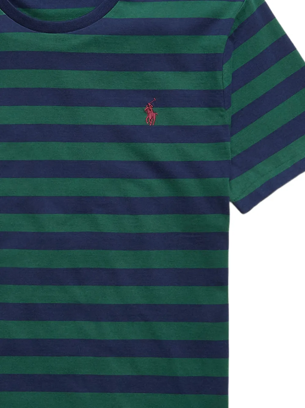 Polo Ralph Lauren Gestreept T-shirt met ronde hals Groen