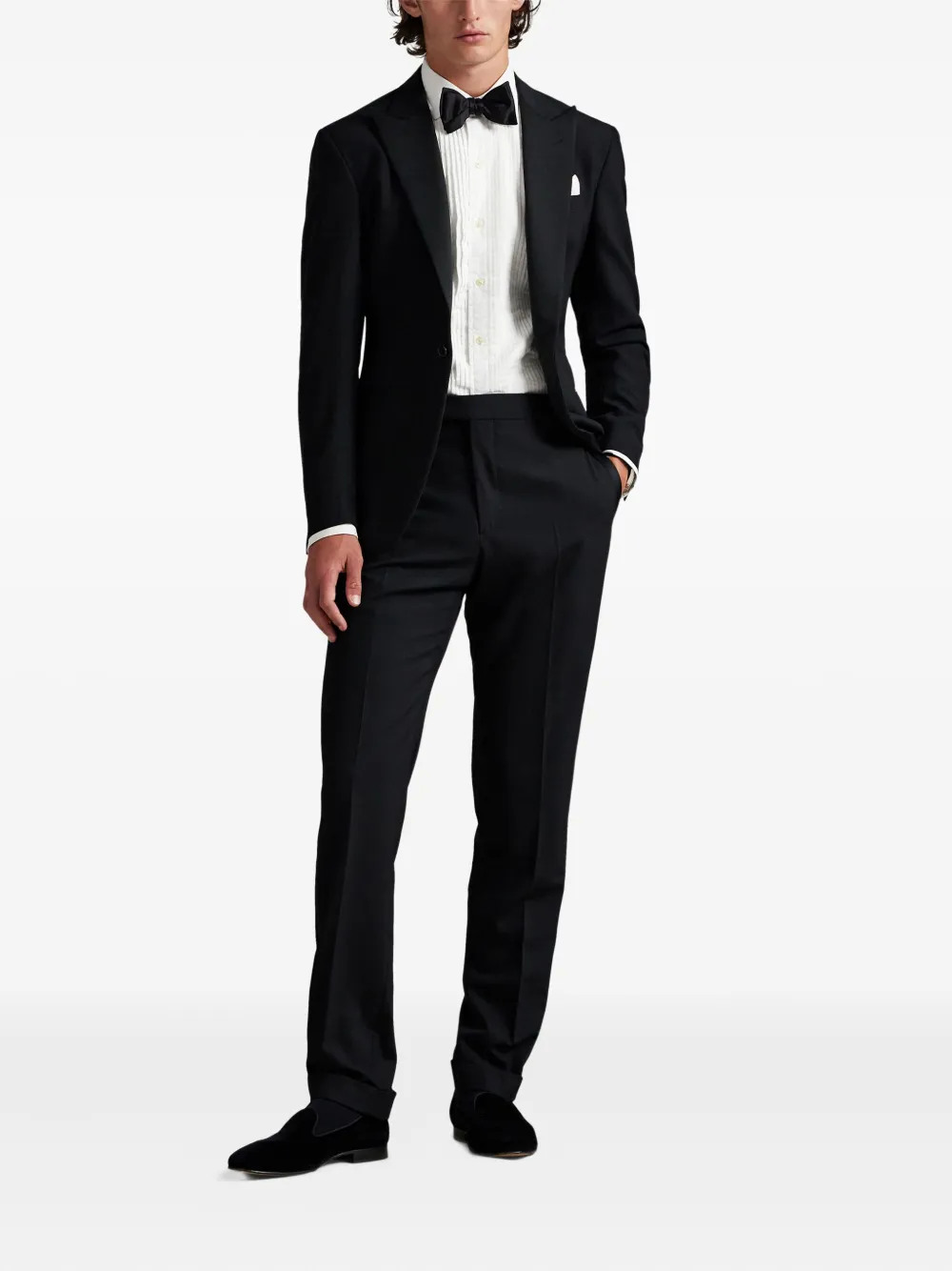 Polo Ralph Lauren pleated-front shirt - Wit