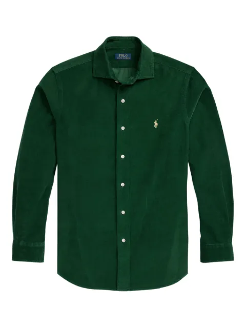 Polo Ralph Lauren camisa de pana con logo bordado