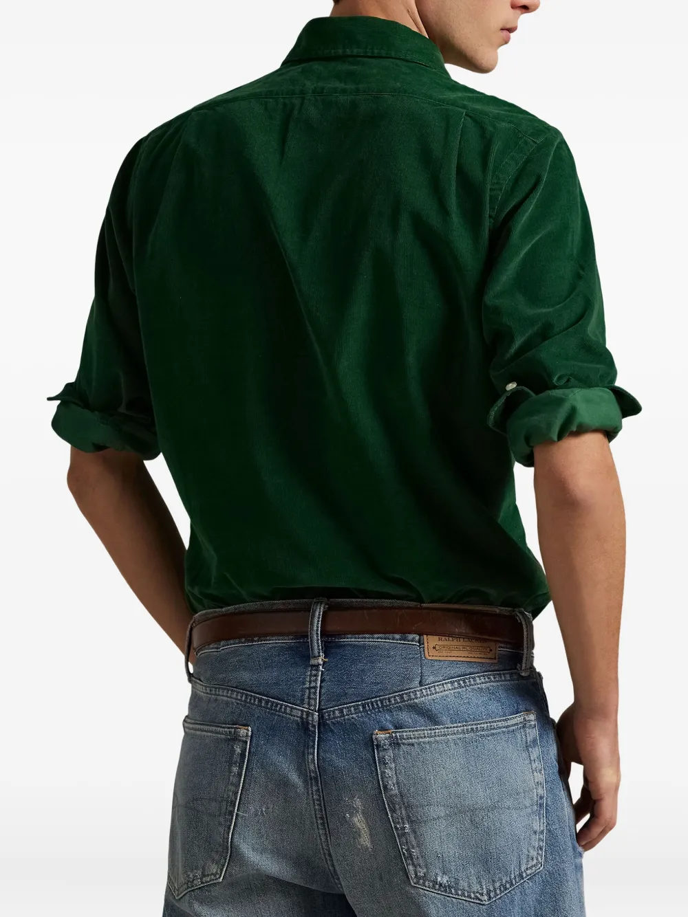 Polo Ralph Lauren Overhemd met geborduurd logo Groen