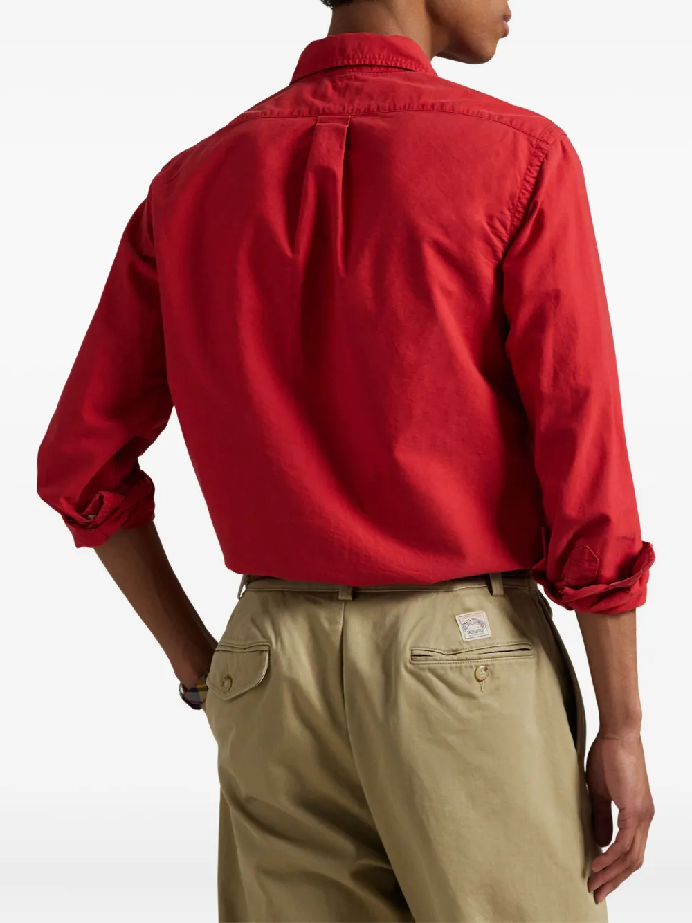 Polo Ralph Lauren Overhemd met geborduurd logo Rood