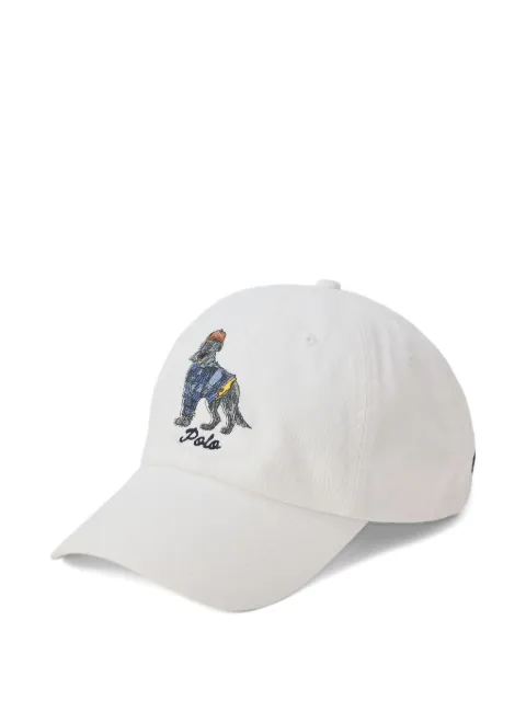 Polo Ralph Lauren embroidered dog-motif baseball cap