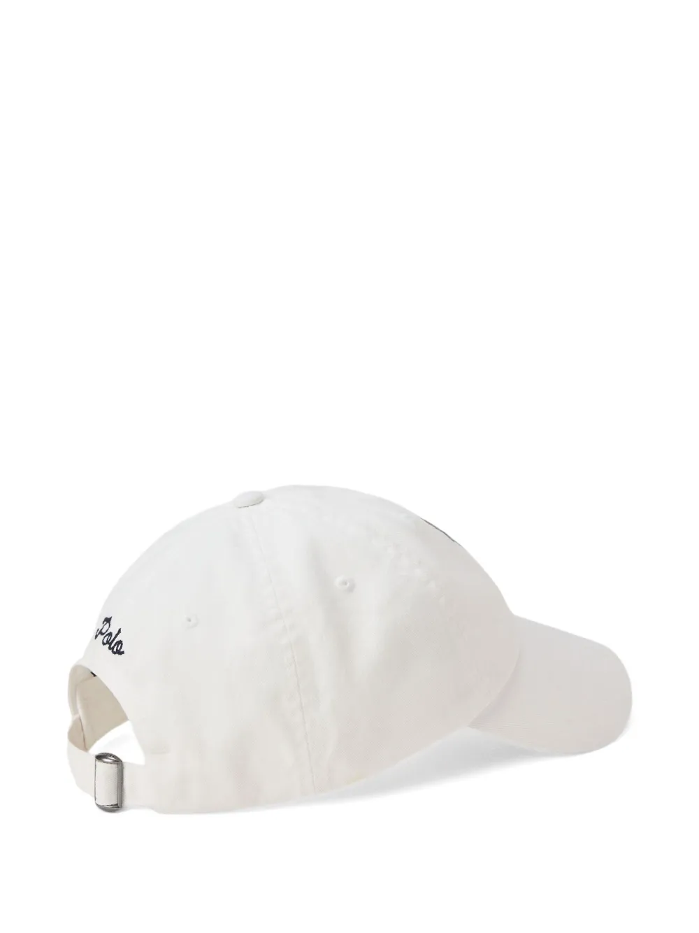 Polo Ralph Lauren embroidered dog-motif baseball cap - Wit