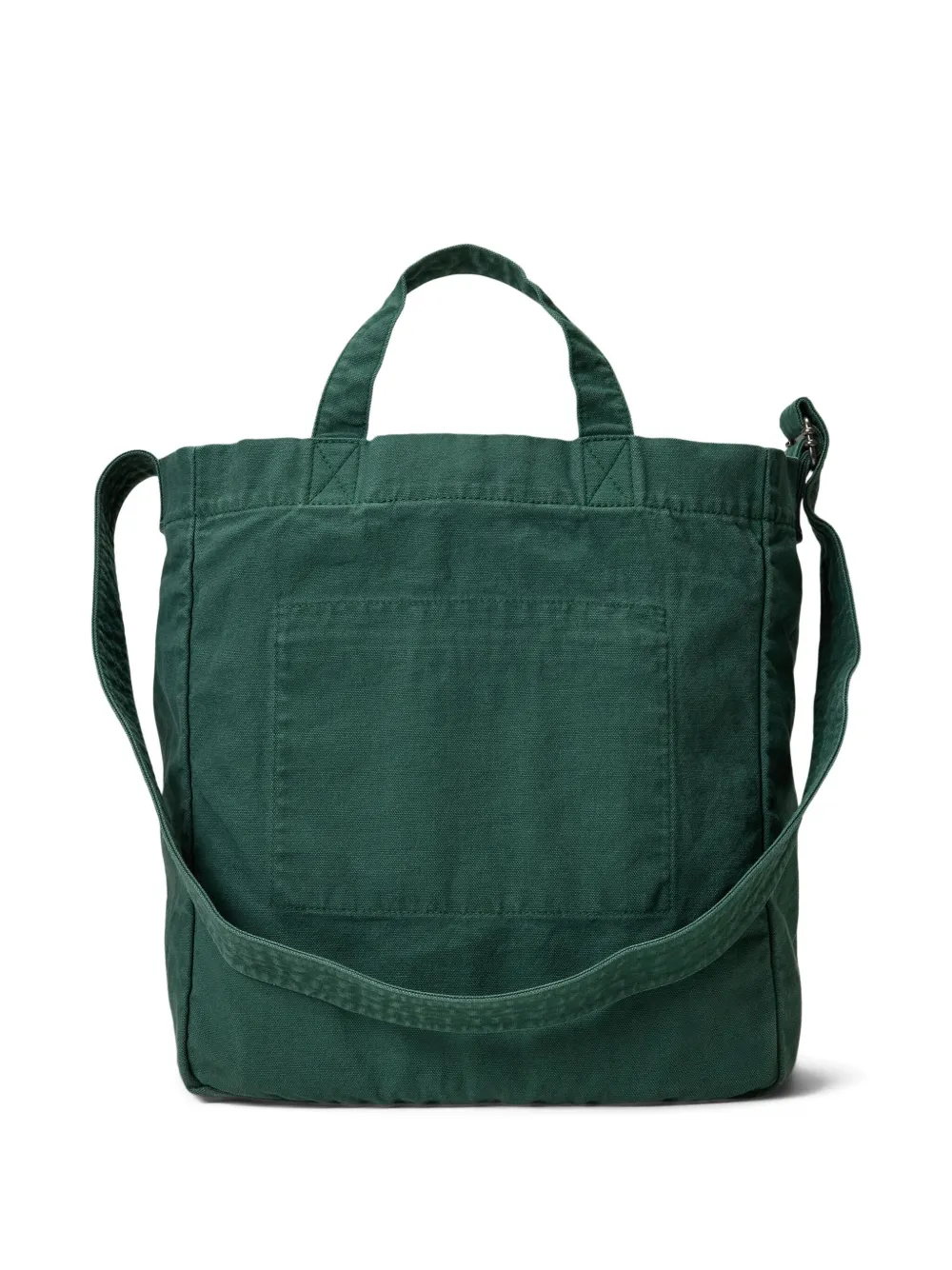 Polo Ralph Lauren Pony Logo-embroidered Tote Bag In Green
