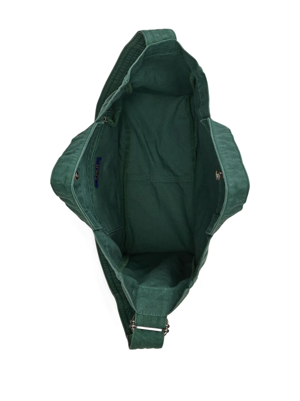 Polo Ralph Lauren Pony Logo-embroidered Tote Bag In Green