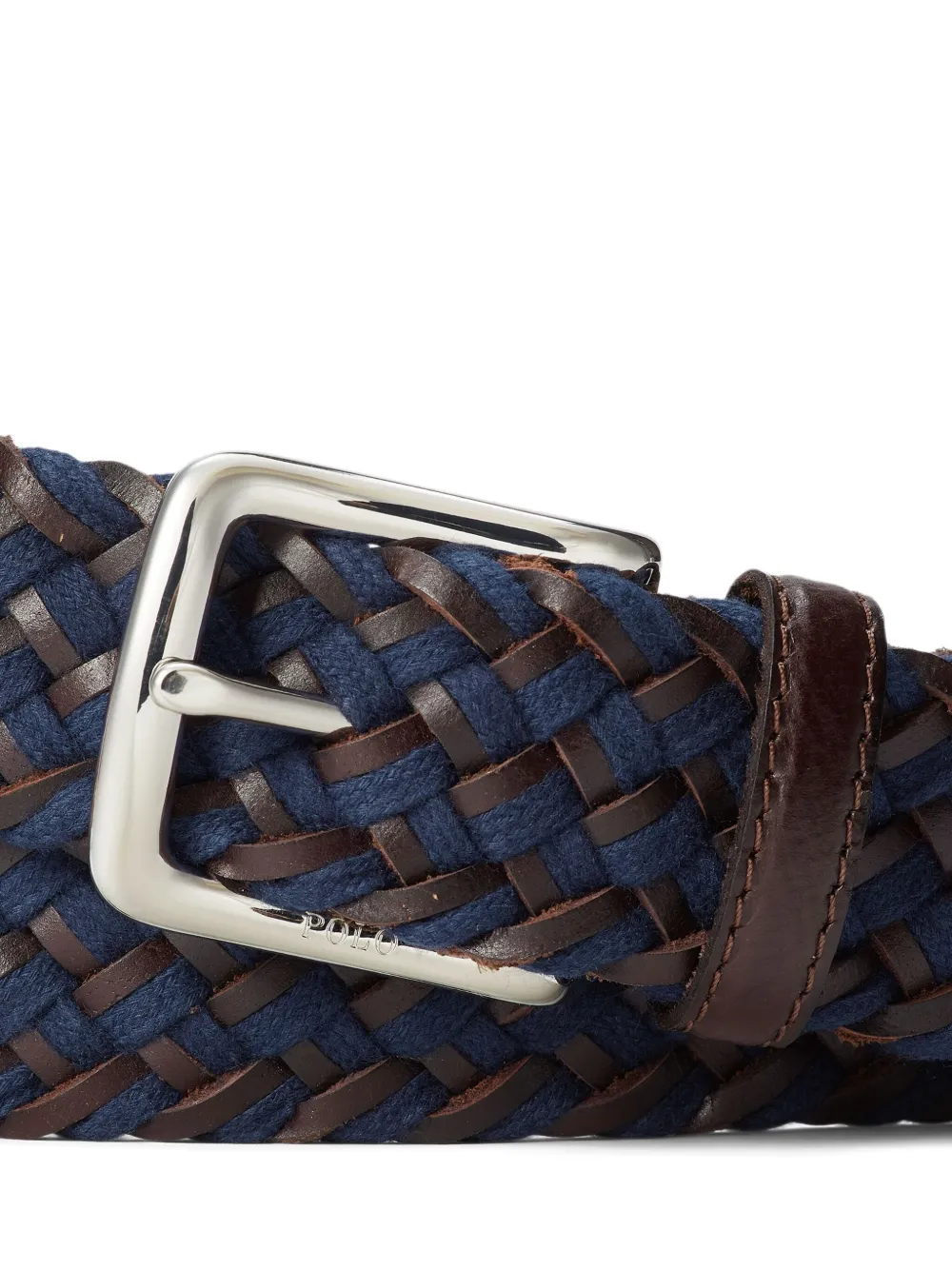 Polo Ralph Lauren woven leather belt - Bruin