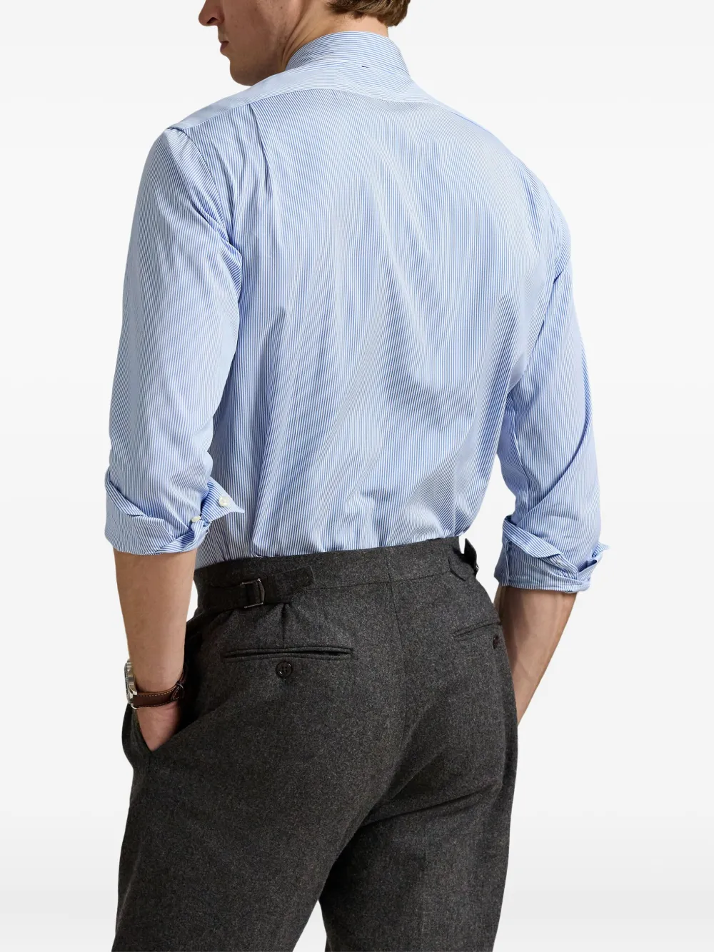 Polo Ralph Lauren Overhemd met geborduurd logo Blauw