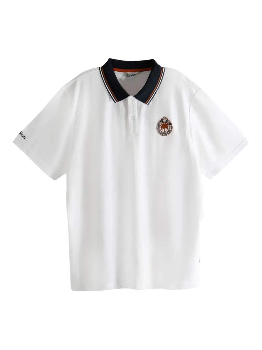Malbon Golf Embroidered collar shirt | White | Image 1