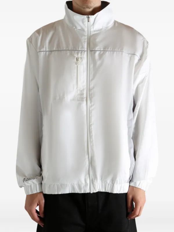 Malbon Golf contrasting-panel Jacket | White | FARFETCH AZ