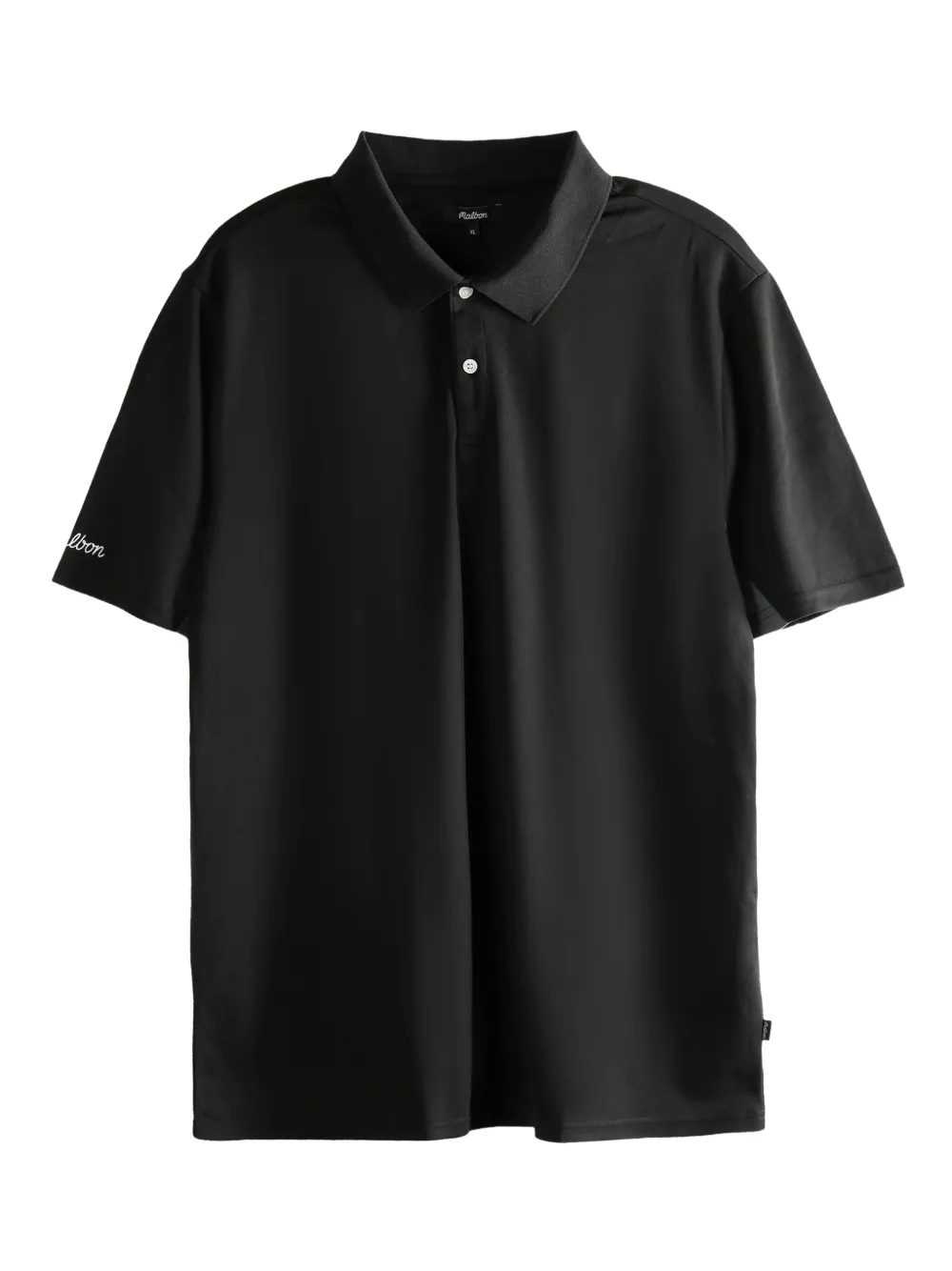 Malbon Golf logo-print polo shirt | Black | Image 1