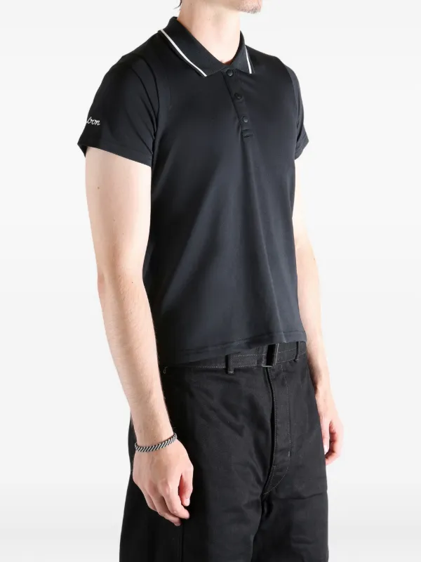 Malbon Golf logo-print Polo Shirt | Black | FARFETCH