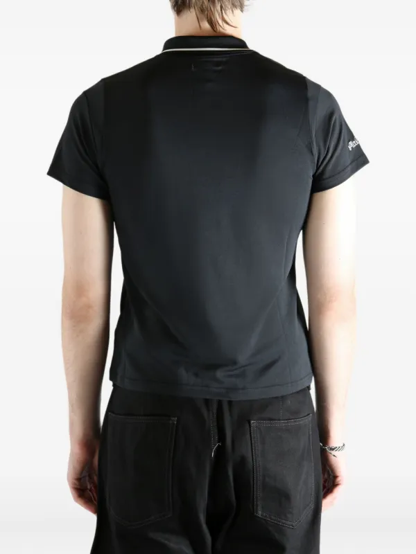 Malbon Golf logo-print Polo Shirt | Black | FARFETCH