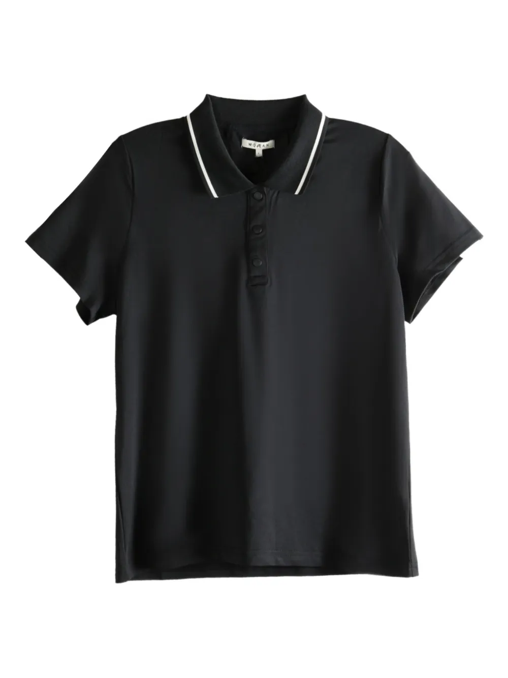 Malbon Golf logo-print polo shirt | Black | Image 1