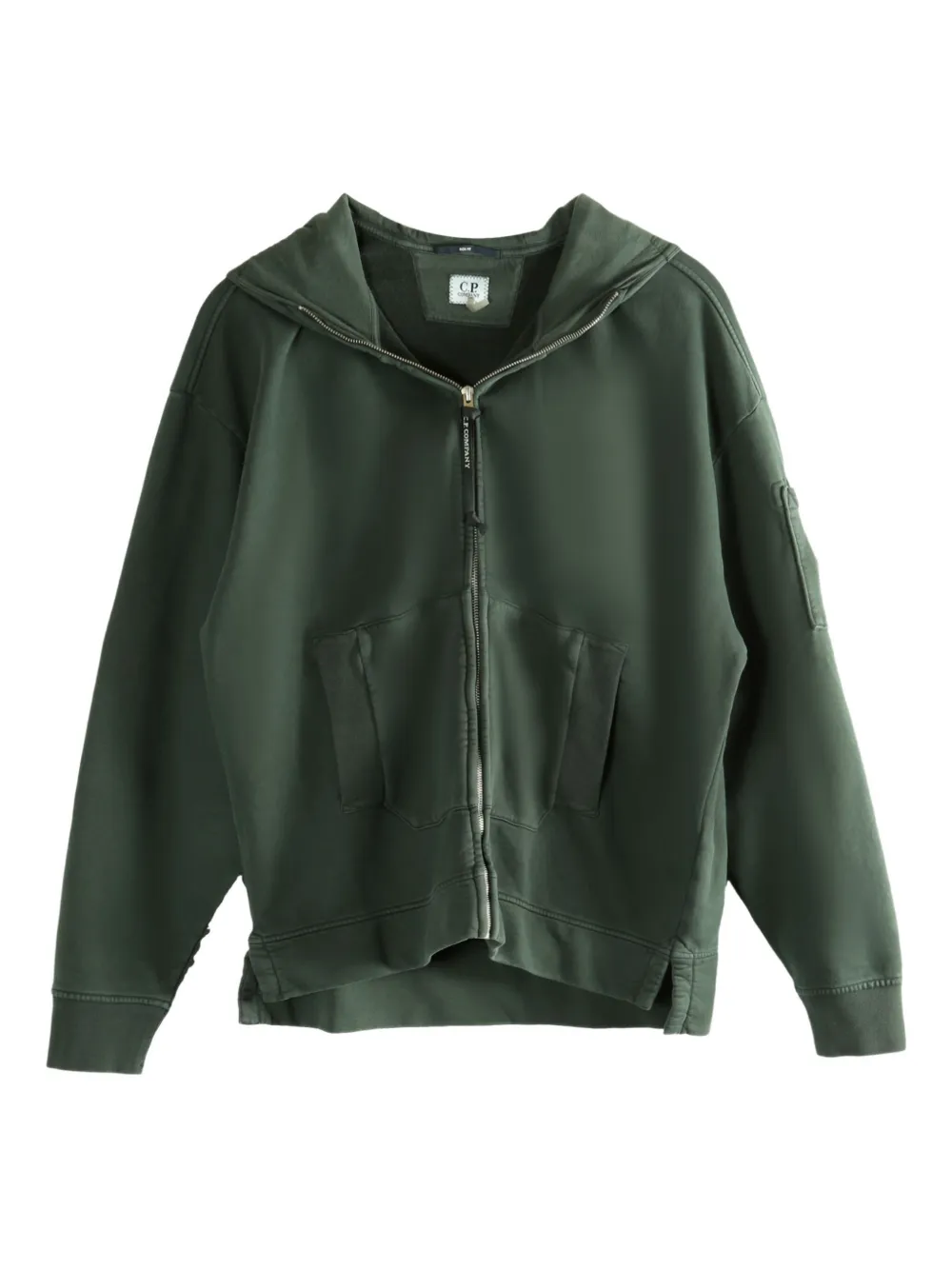 C.P. Company Lens-detail hoodie | Green | Image 1