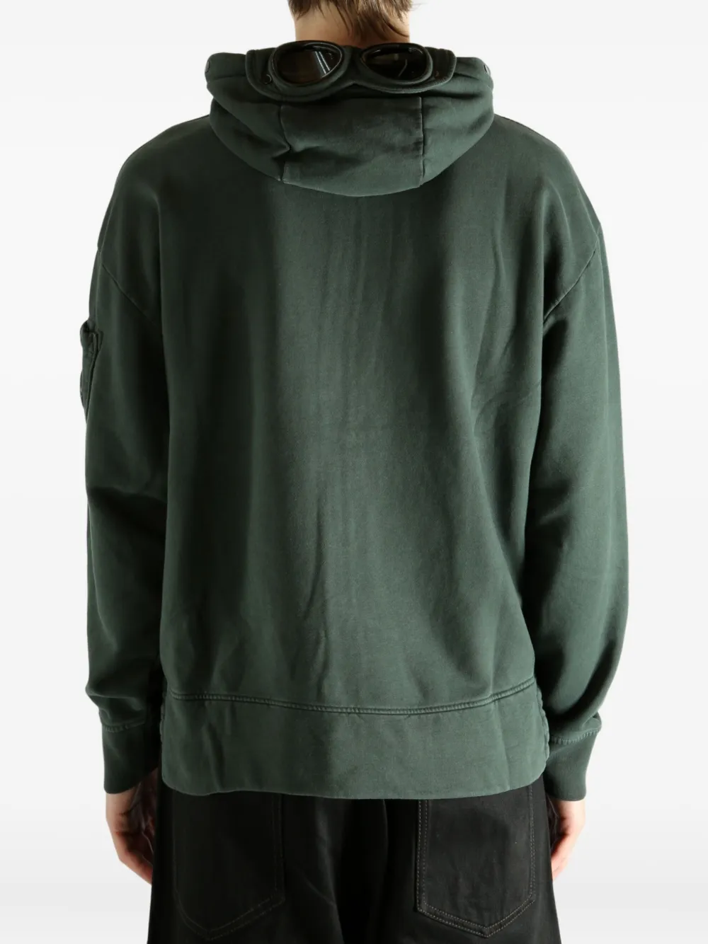 C.P. Company Hoodie met lens detail Groen