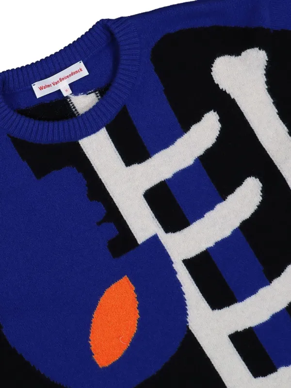 Walter Van Beirendonck Skeleton Jumper | Black | FARFETCH