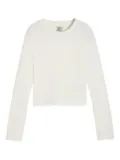 PUMA x Rosé long-sleeve cropped top - Neutrals