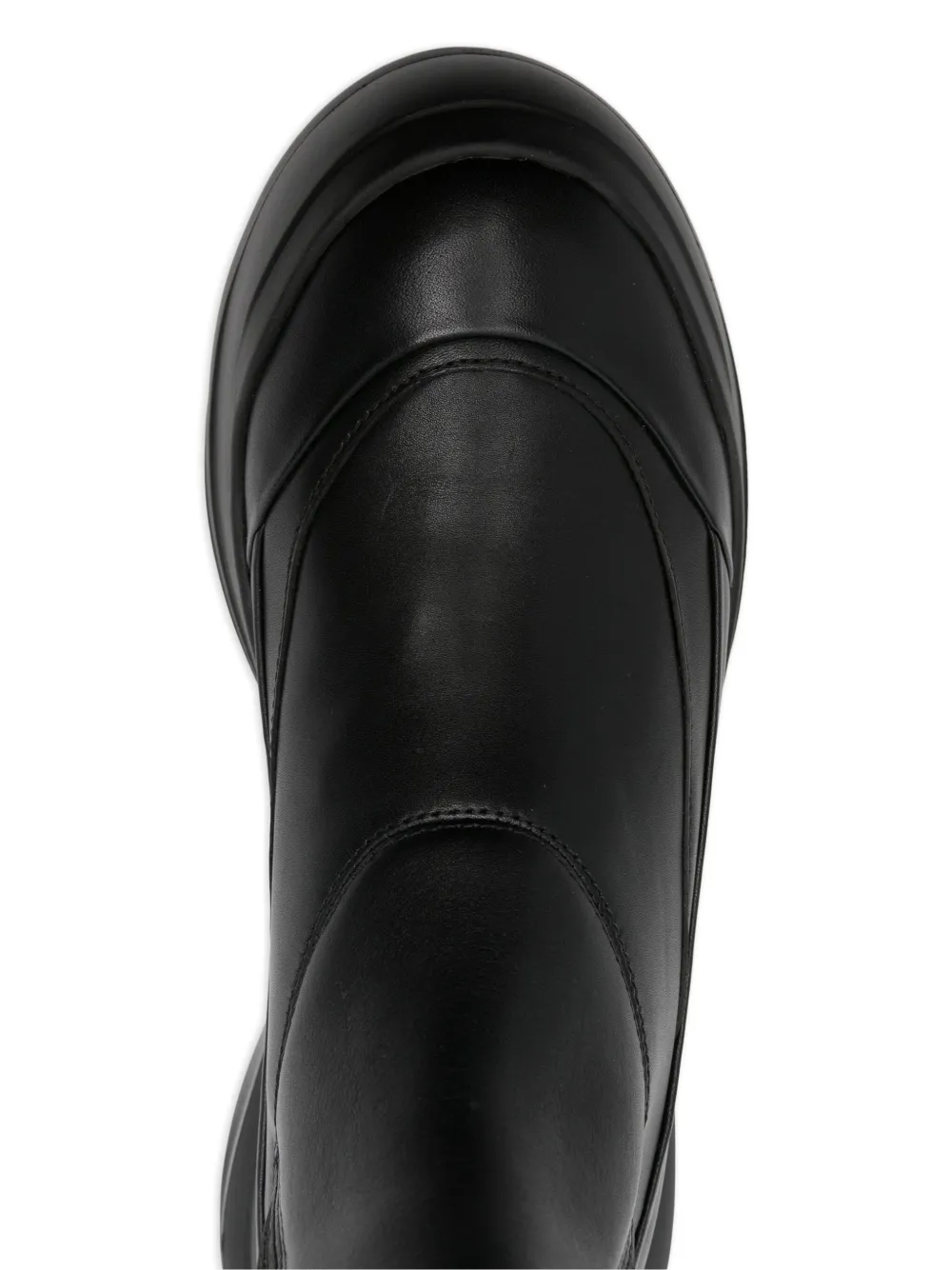 Emporio Armani Chunky Crust enkellaarzen Zwart