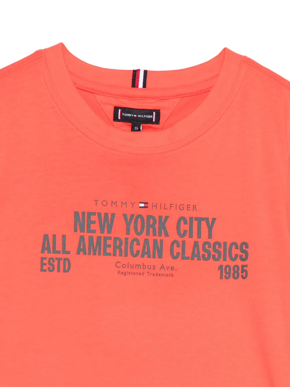 Tommy Hilfiger Junior Graphic-print T-shirt In Orange