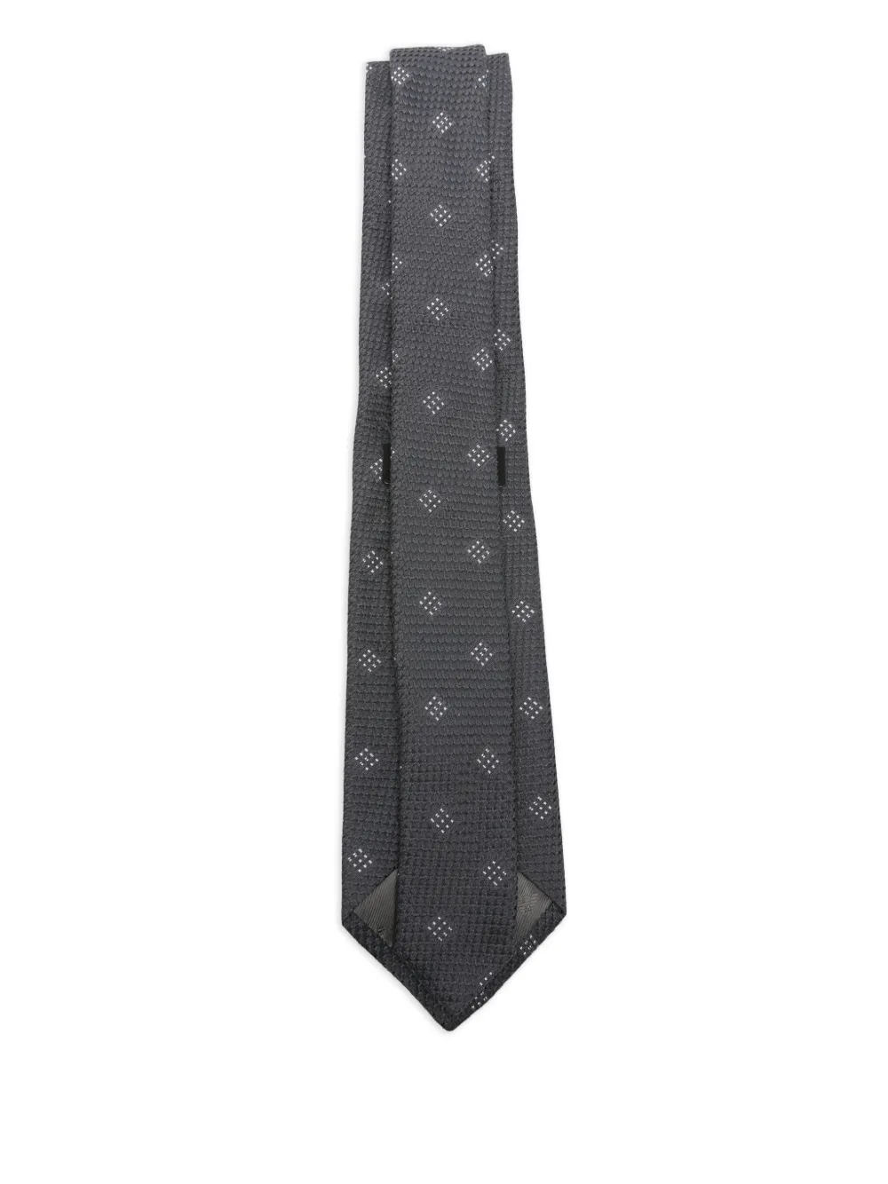 Emporio Armani cravate en soie à pois | Image 2