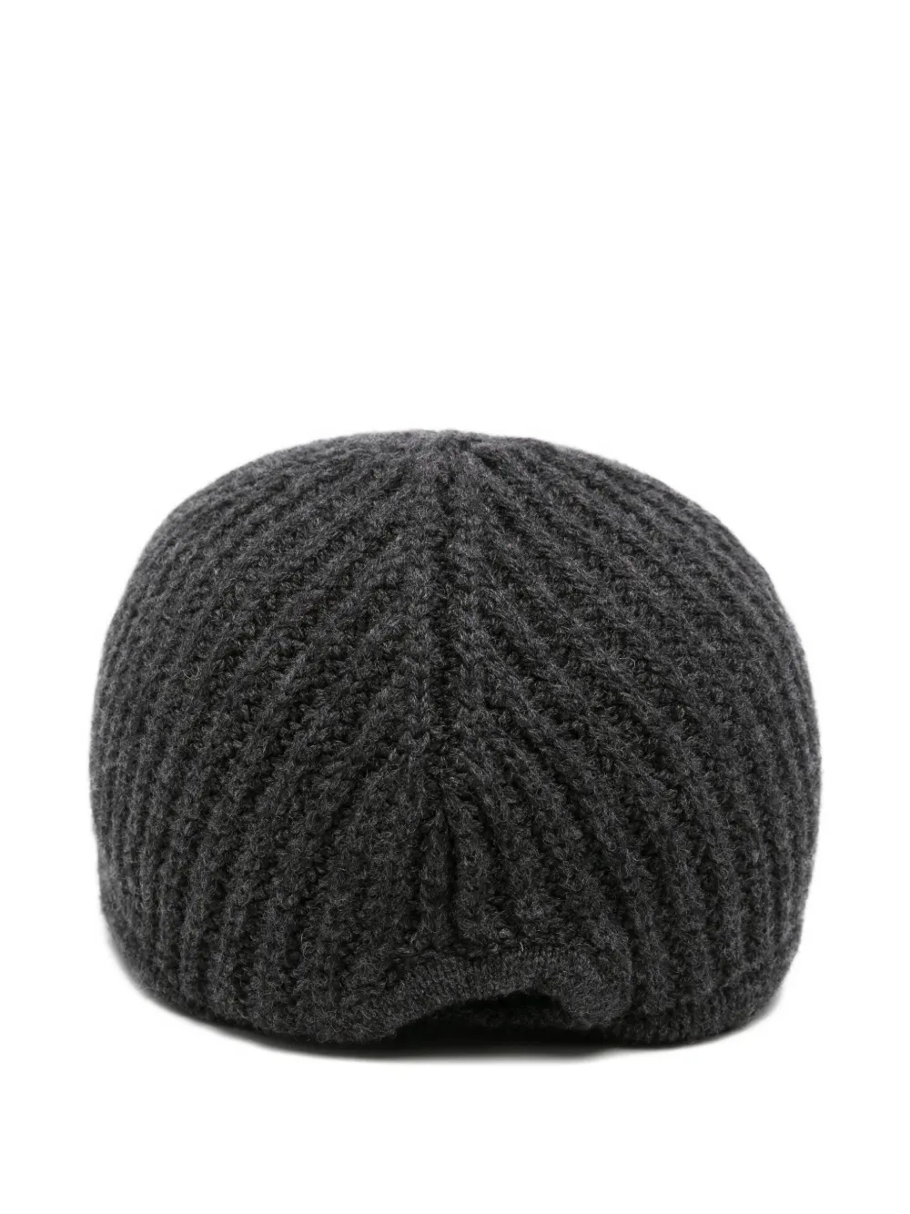 Mrz Knitted Wool Baseball Cap In Gray