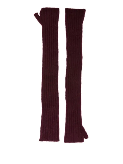 MRZ ribbed cashmere gloves