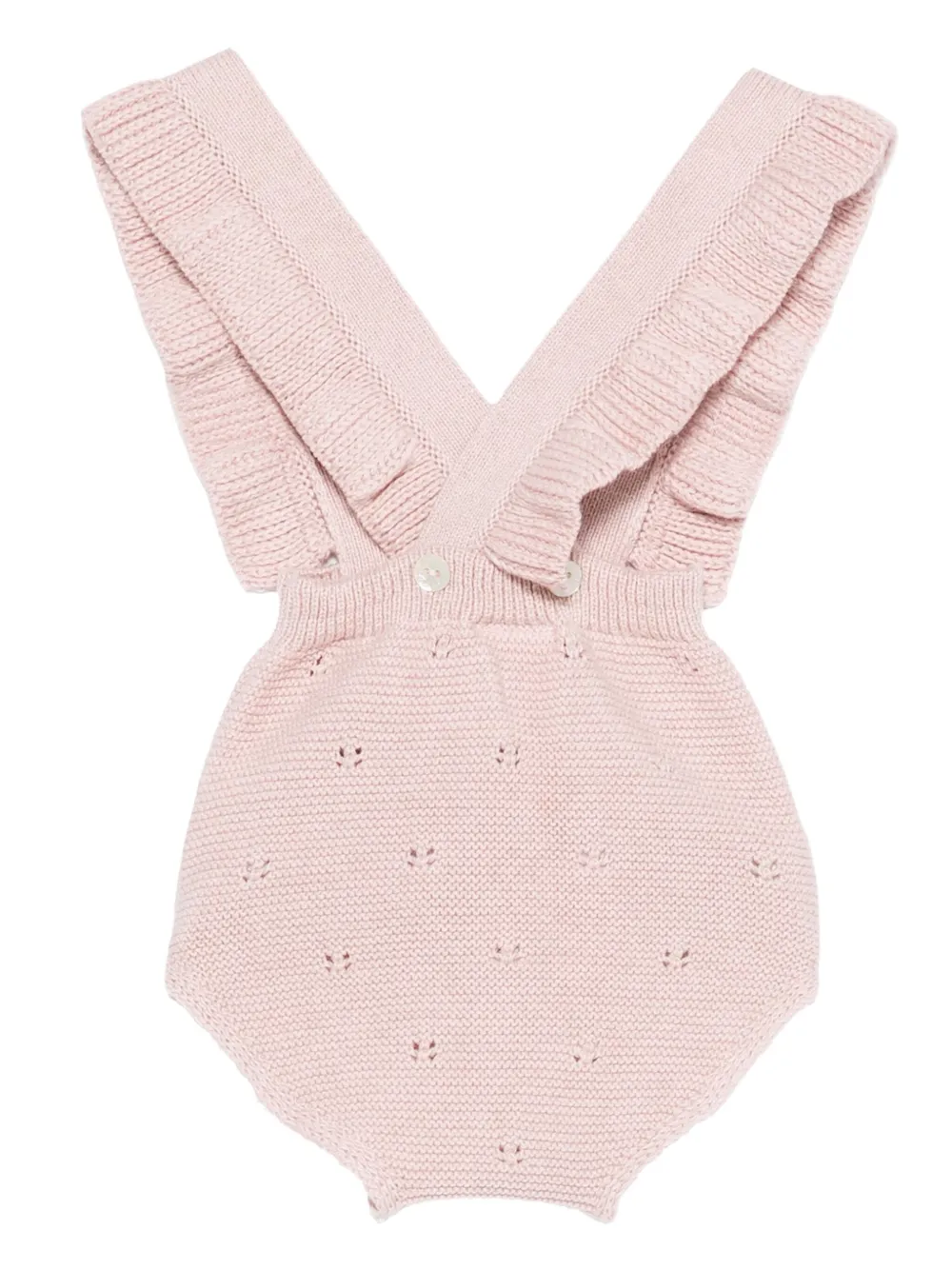 Paz Rodriguez ruffled-trim pom-pom romper | Rompers | Image 2