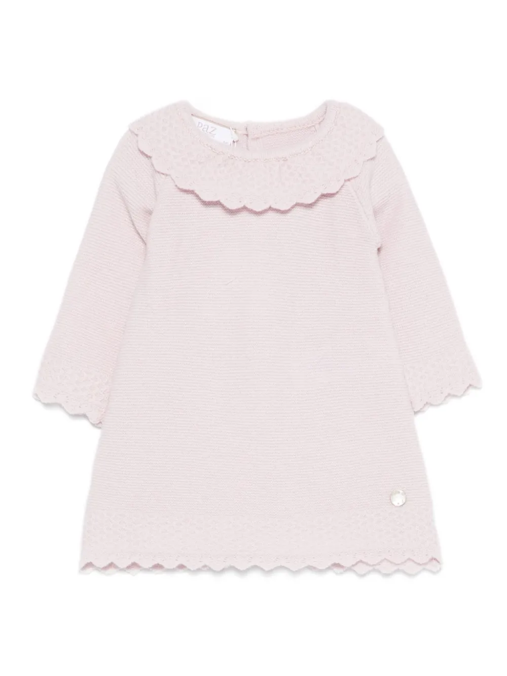 Paz Rodriguez scallop-trim Peter Pan collar dress | Pink | Image 1