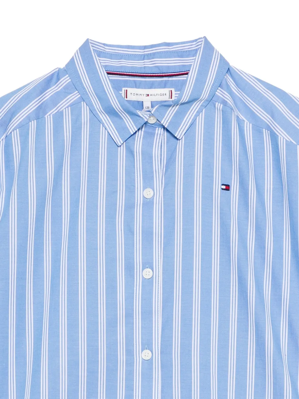 Tommy Hilfiger Junior Gestreept shirt Blauw