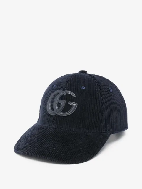 Gucci Double G corduroy cap