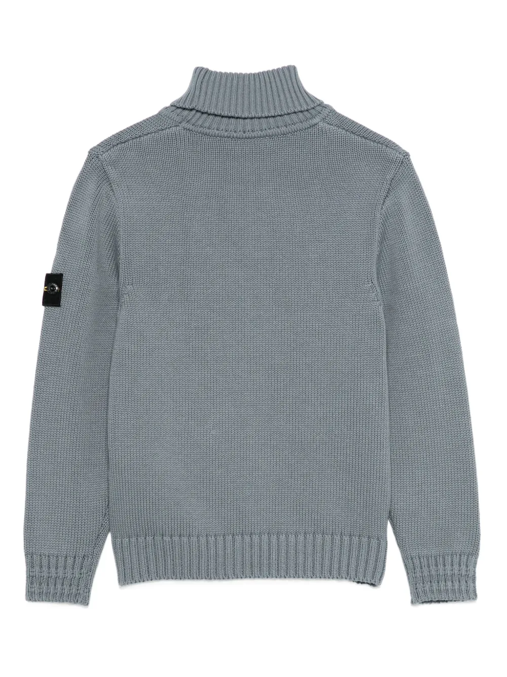 Stone Island Junior roll-neck logo-patch sweater | Boys Knitwear | Image 2