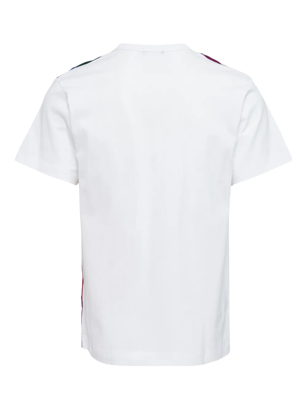Comme des Garçons Homme Plus T-shirt met ronde hals en colourblocking - Wit