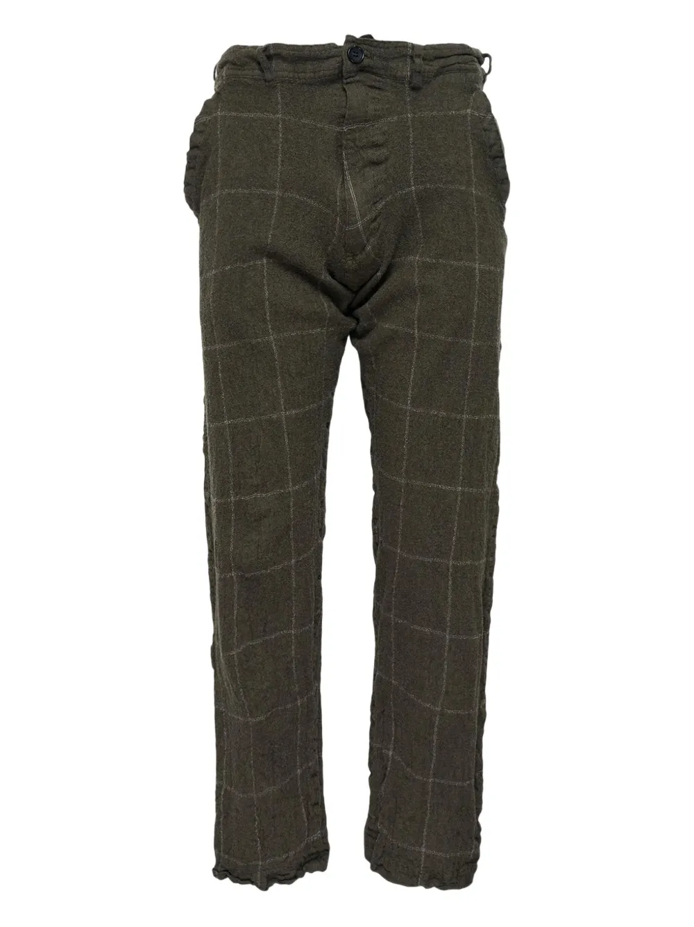 Comme Des Garçons Shirt checked trousers – Green Comme Des Garçons Shirt checked trousers – Green