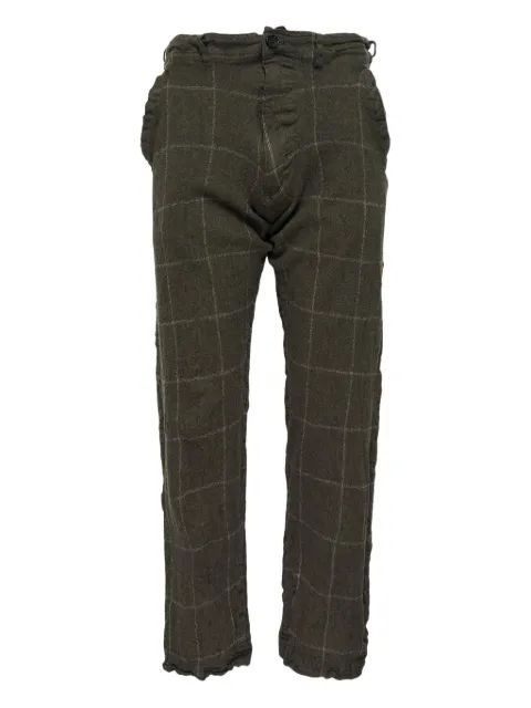 Comme Des Garçons Shirt checked trousers