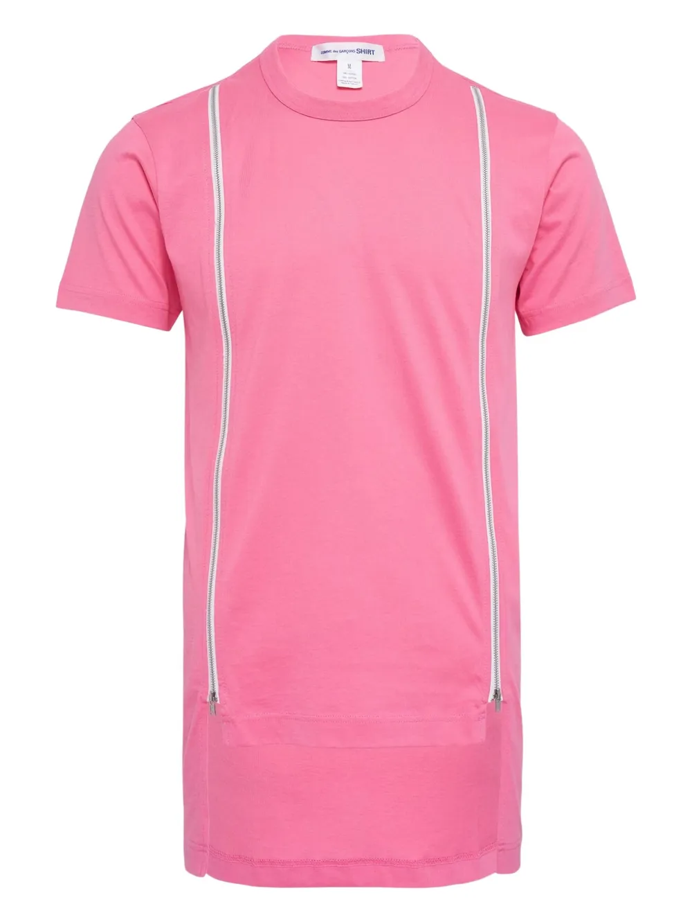 Comme Des Garçons Shirt playera con detalle de cierre | rosado | Image 1