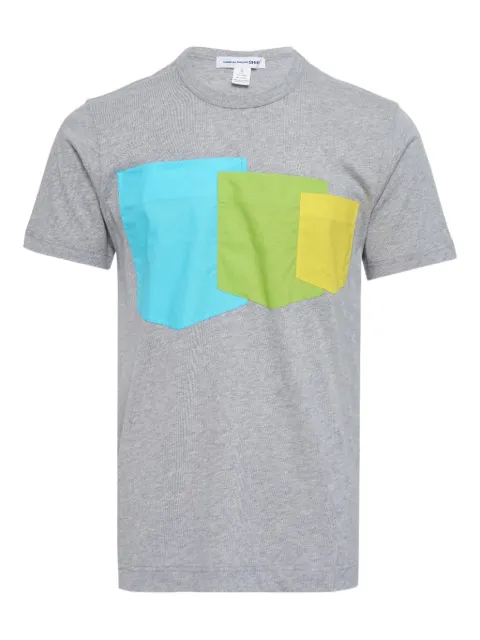 Comme Des Garçons Shirt playera con bolsillo de parche