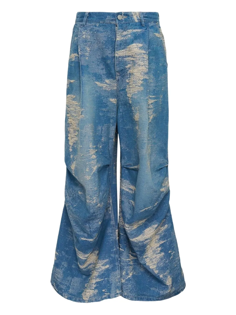 Taakk Distressed-details Jeans In Blue