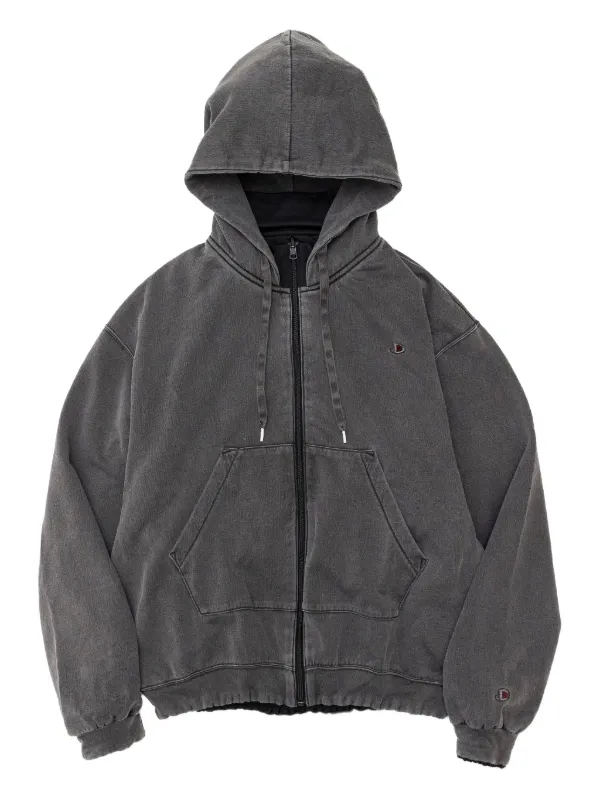 Doublet ジップアップ パーカー | グレー | FARFETCH JP