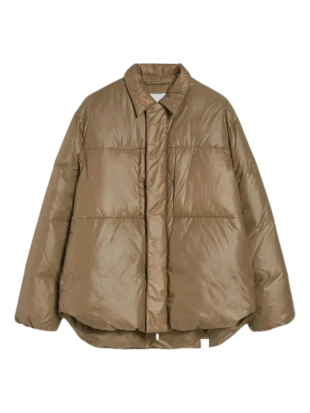 Jil Sander camisa capitonada | marrón | Image 1