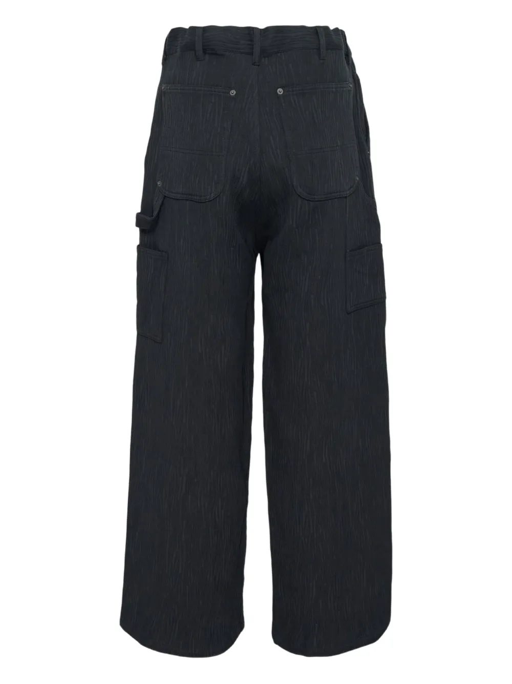 Taakk crepe-texture trousers | Wide Leg Pants | Image 2