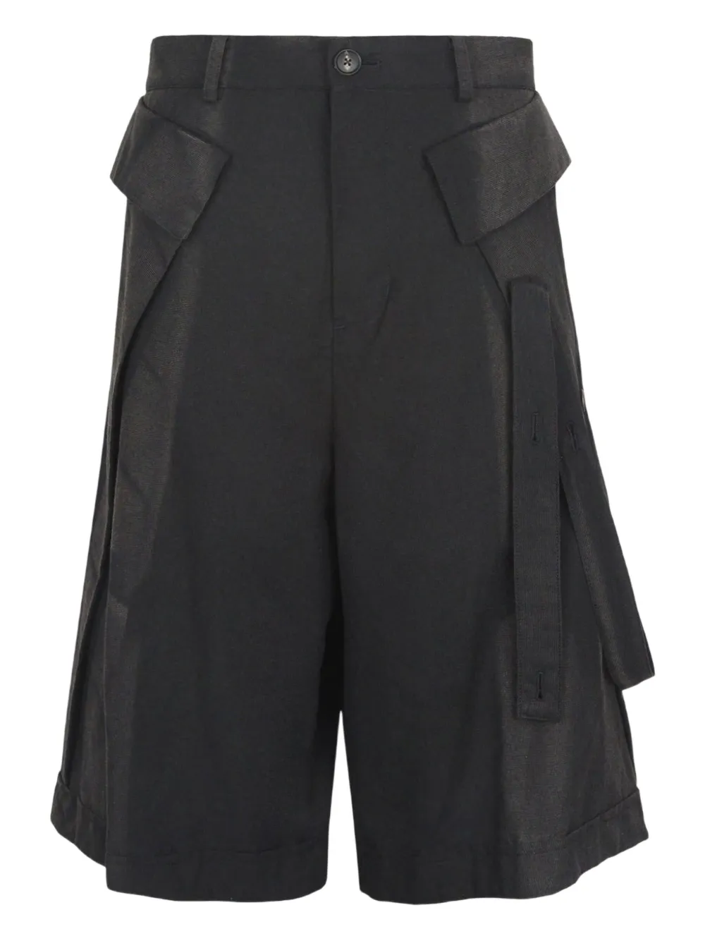 Jiyongkim Layered Shorts In Black