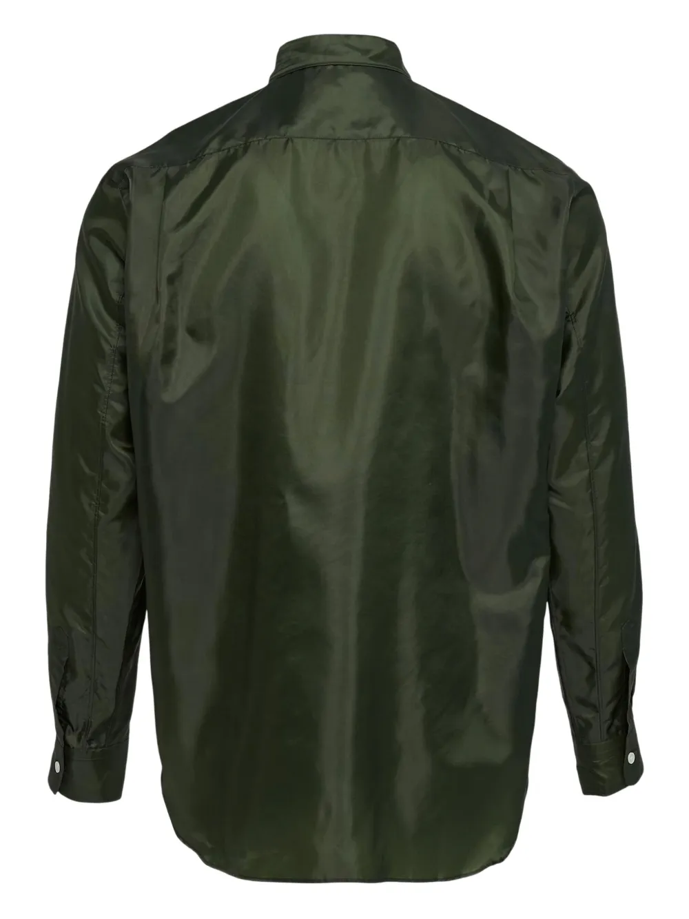 Comme des Garçons Homme Plus Overhemd met colourblocking - Groen