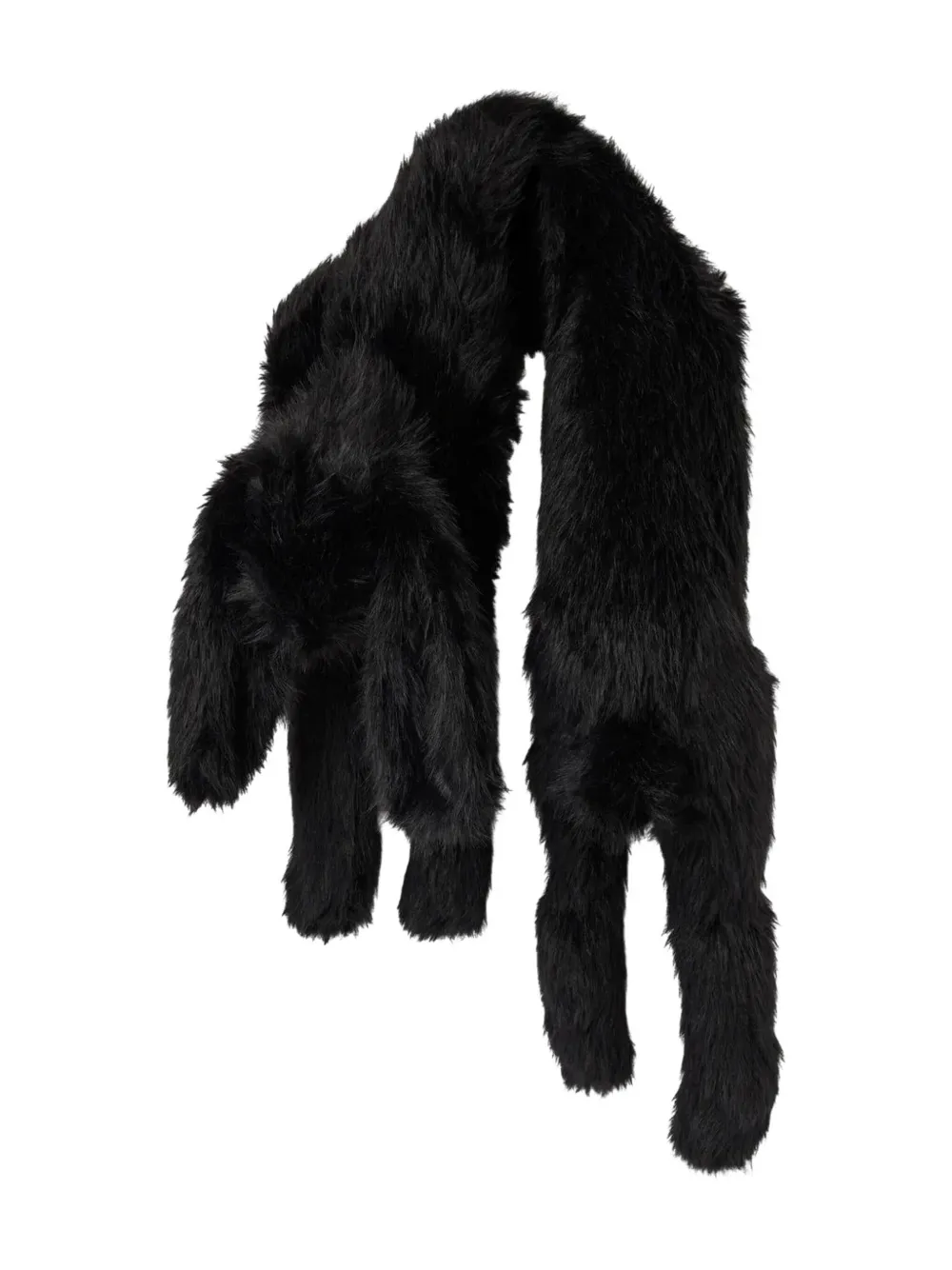 Simone Rocha flower-embellished scarf | Black | Image 1