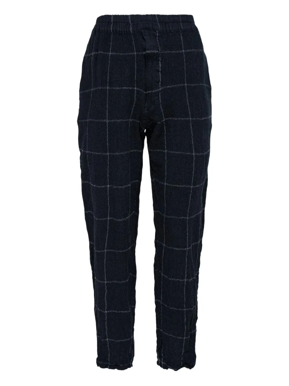 Comme Des Garçons Shirt checked trousers - Grigio