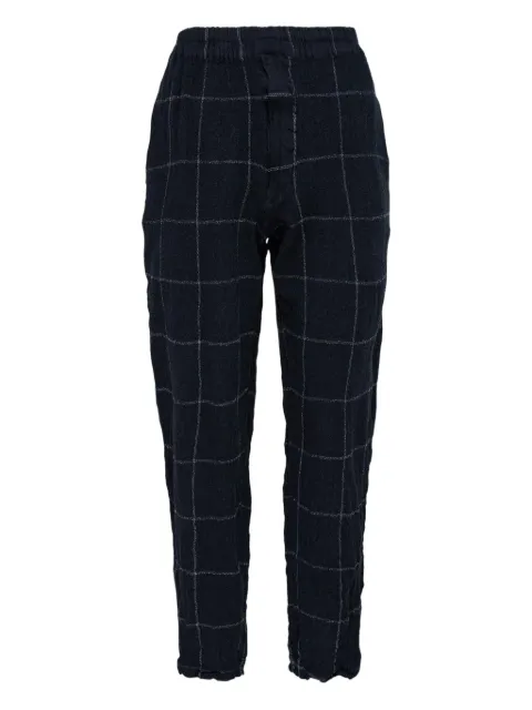 Comme Des Garçons Shirt checked trousers
